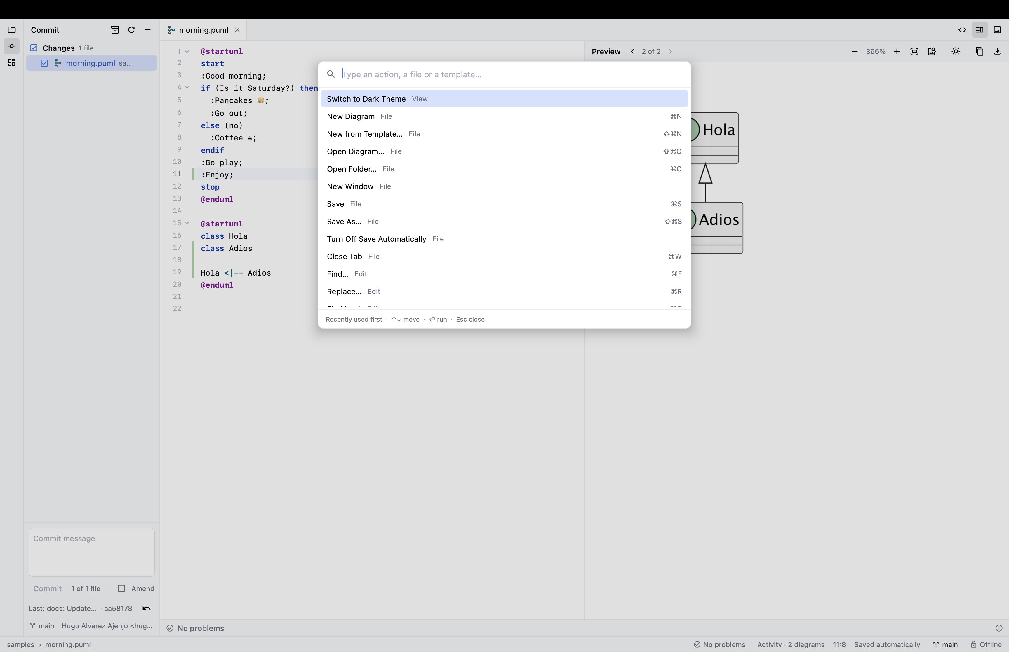 SproutStudio in the light theme